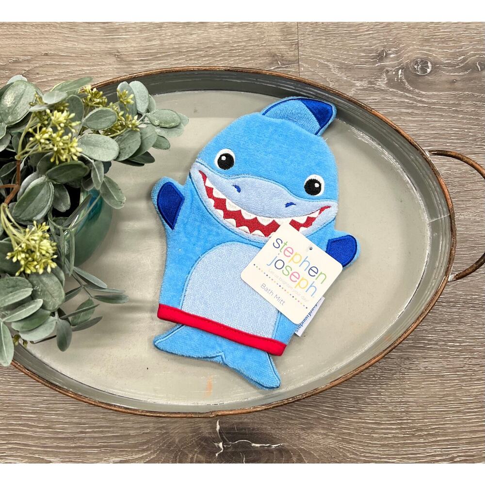 Stephen Joseph‎ Shark Bath Mitt NEW